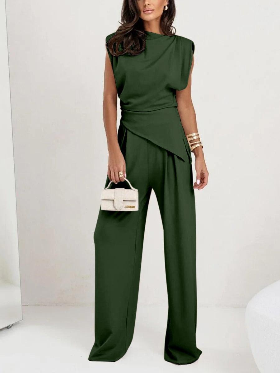 Romilly Sleeveless Casual Two-Piece Set