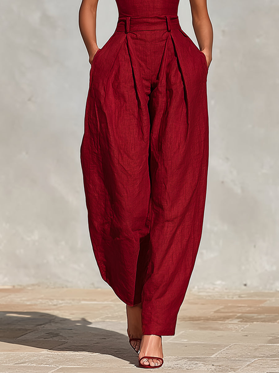Clara High-Waisted Jumpsuit