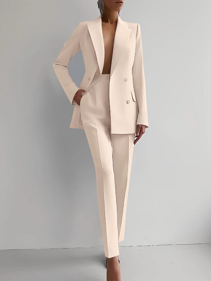 Leigh Blazer & High Waist Pants Set