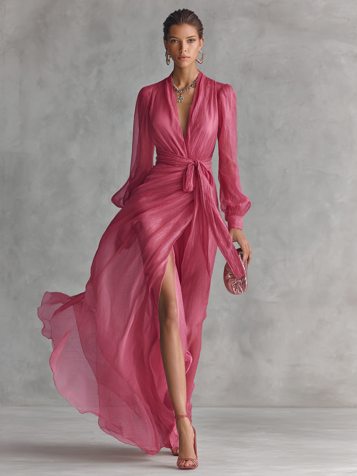 Maria | Elegant dress with V-neck