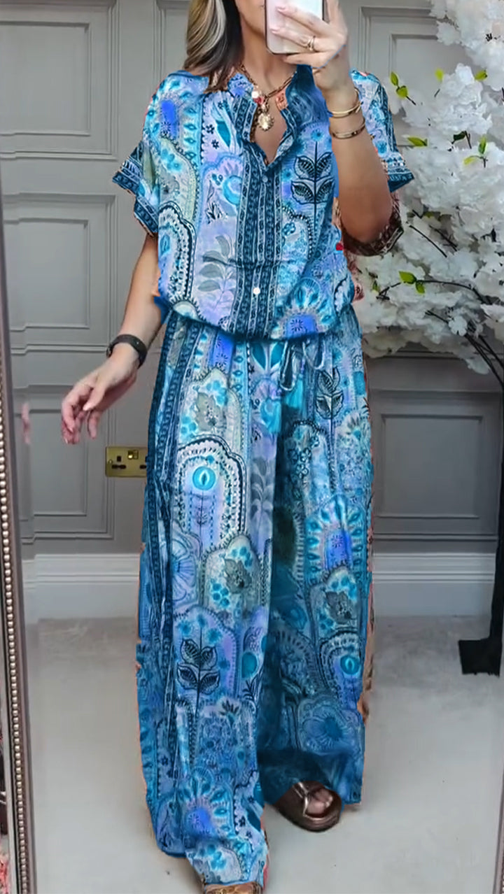 Seren Printed Casual Suit
