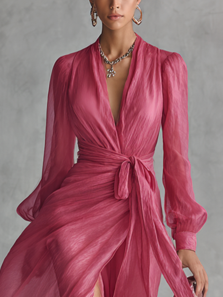 Maria | Elegant dress with V-neck