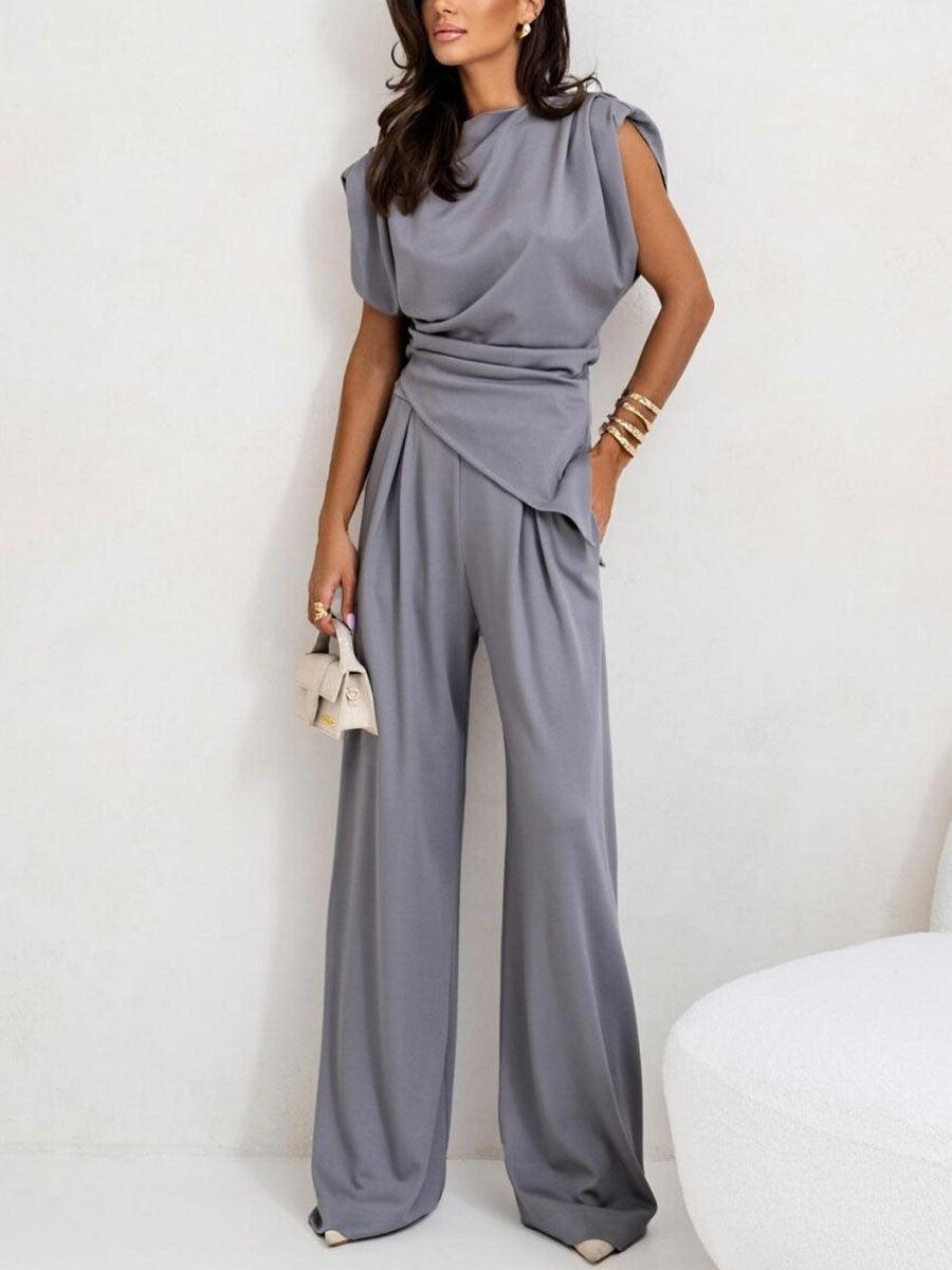 Romilly Sleeveless Casual Two-Piece Set