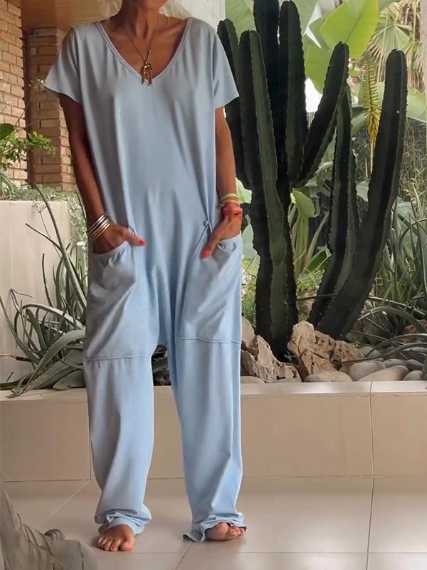 Ayla  V-neck Jumpsuit