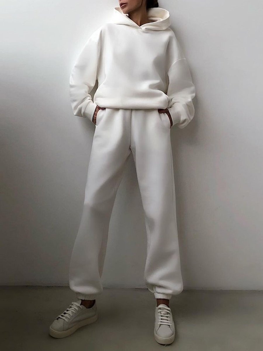Lennox Casual Hooded Two-Piece Suit