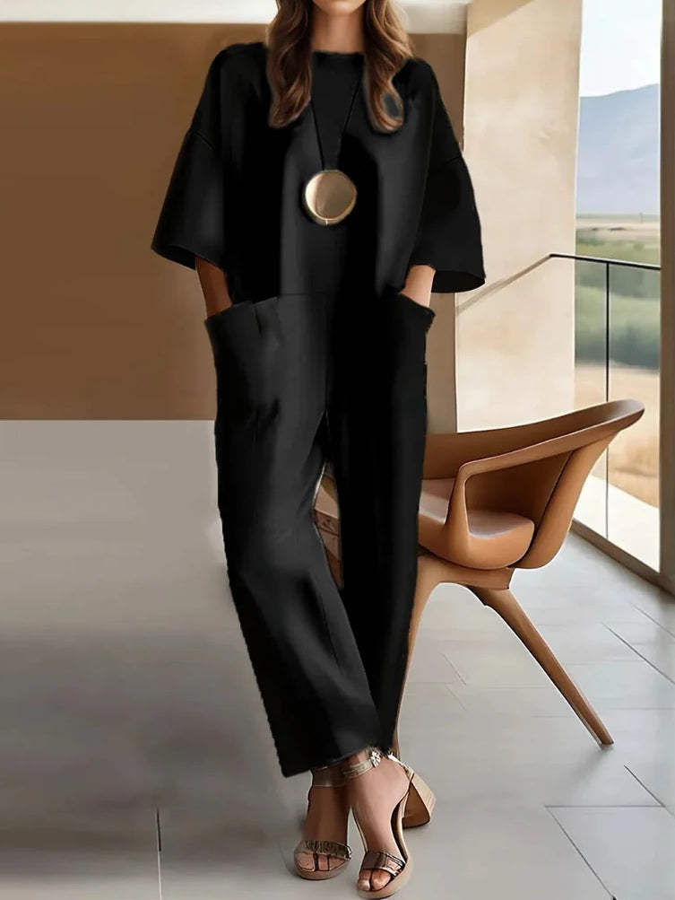 Madeline Cotton Stretchy Jumpsuit