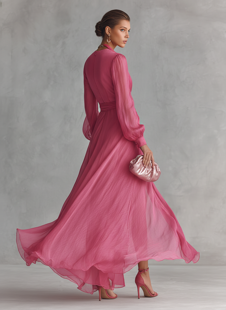 Maria | Elegant dress with V-neck