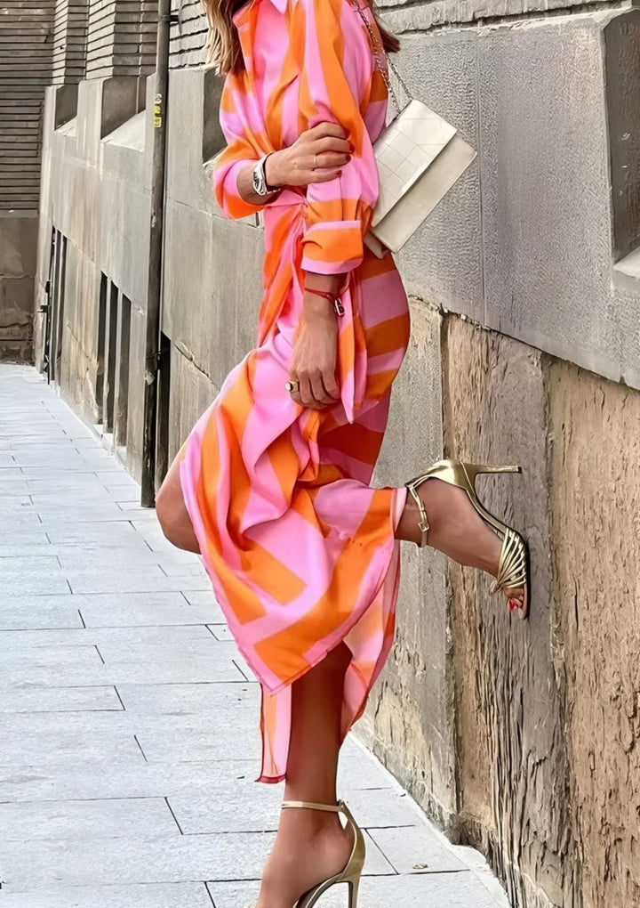 Ollivia | Cinching Shirt Dress