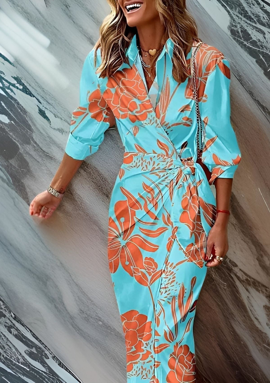 Ollivia | Cinching Shirt Dress
