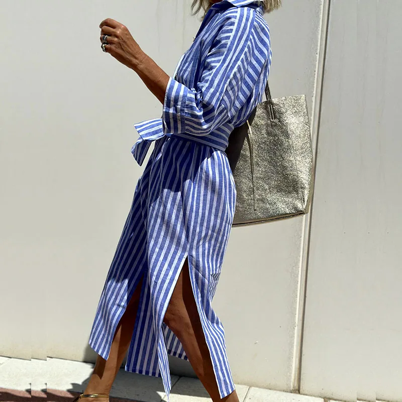 Nicolia | Striped Dress