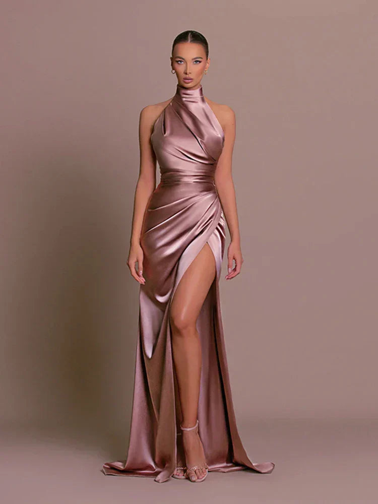 Liviah | Sleek Slit Gown