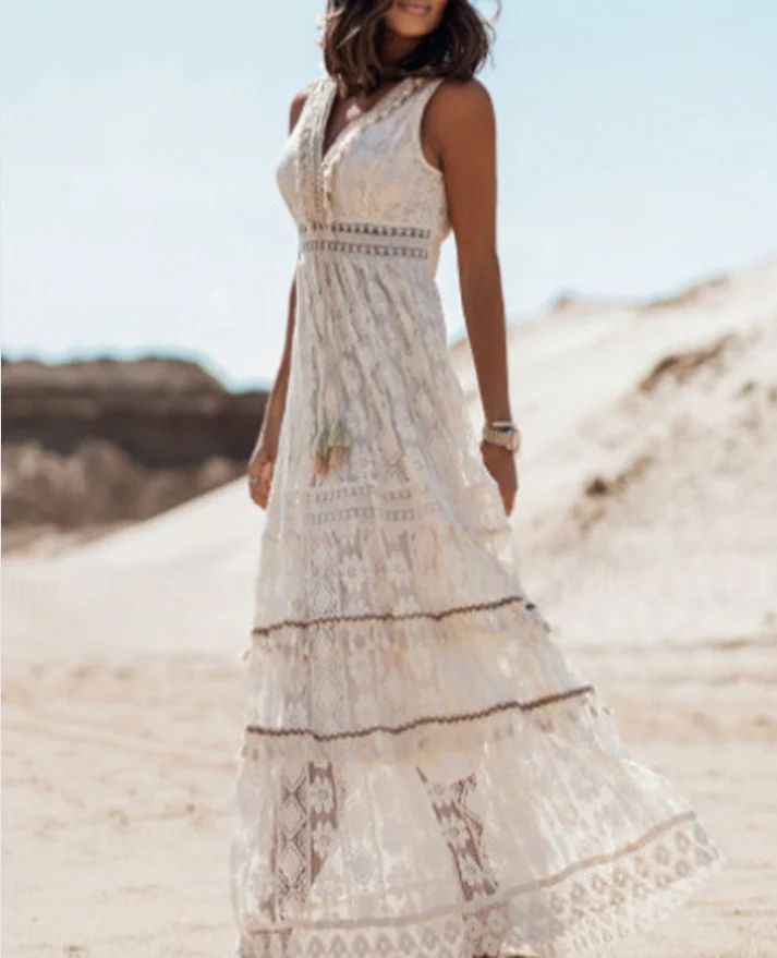 Emyrson | Tassel Drawstring Dress