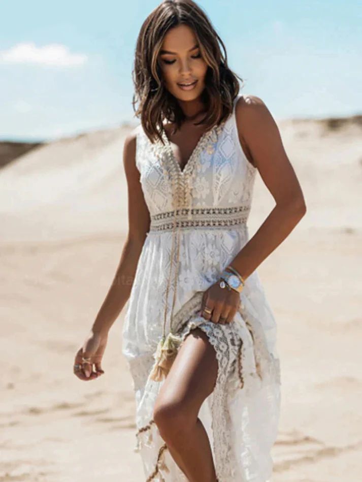 Emyrson | Tassel Drawstring Dress