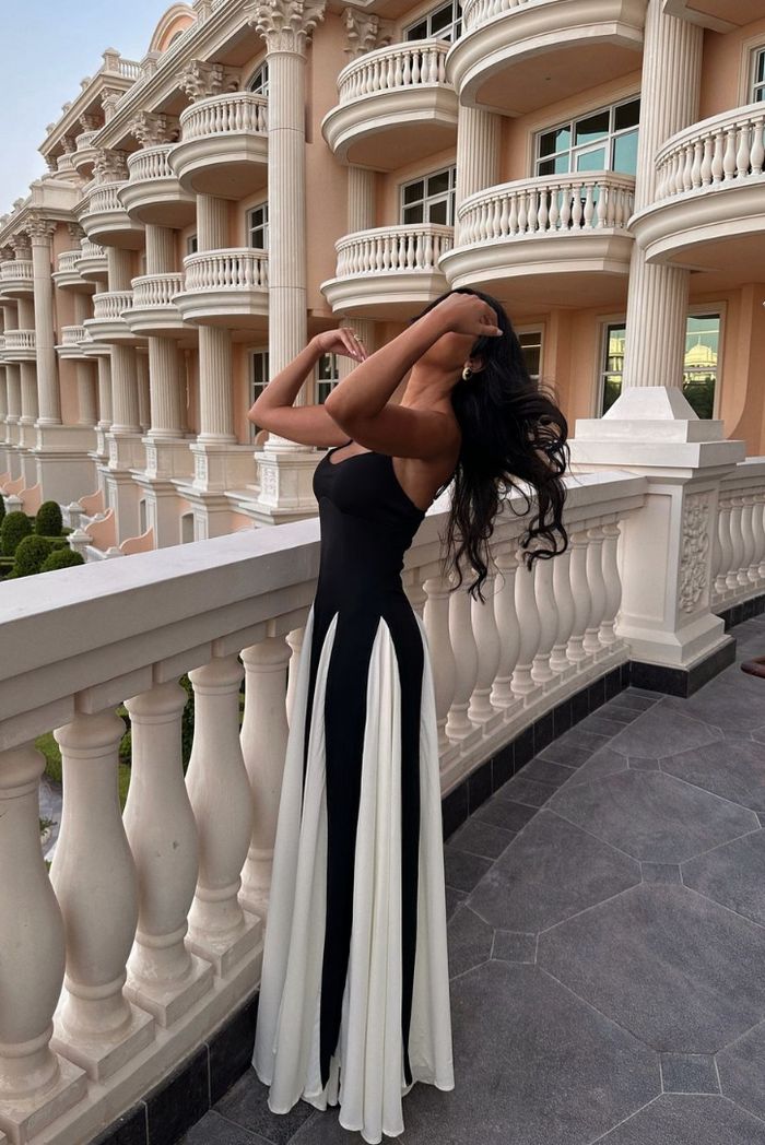 Elianna | Paneled Maxi Dress