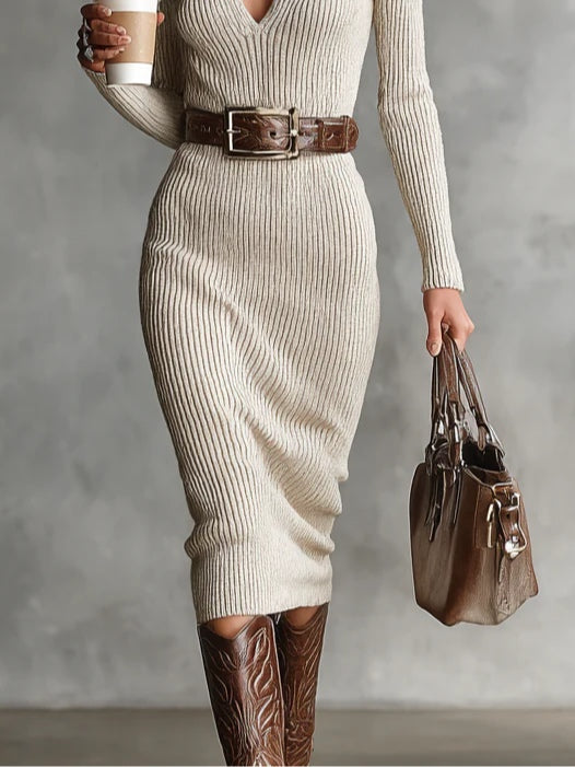 Gabriella | Midi Knit Dress