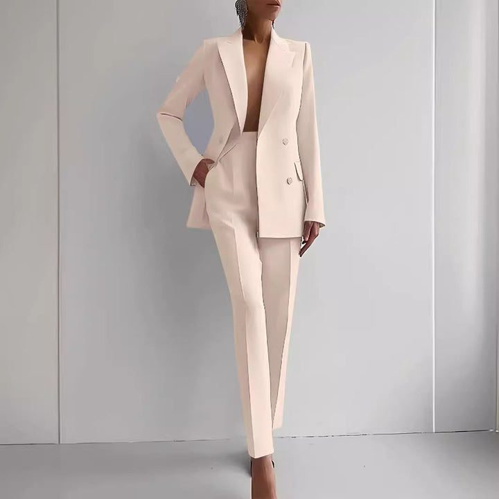 Leigh Blazer & High Waist Pants Set