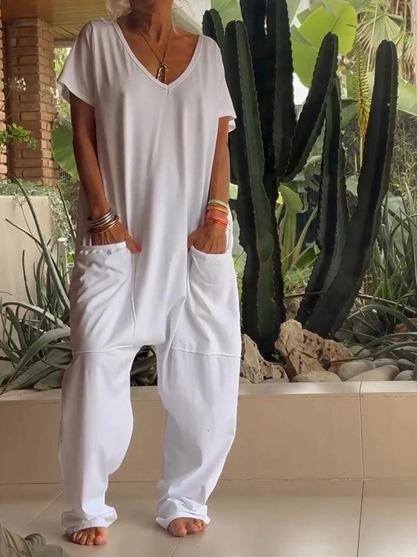 Ayla  V-neck Jumpsuit