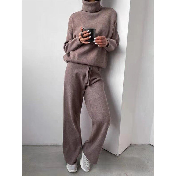 Jowena Turtleneck Sweater Set