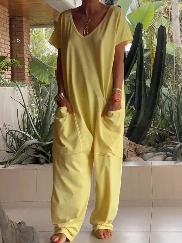 Ayla  V-neck Jumpsuit