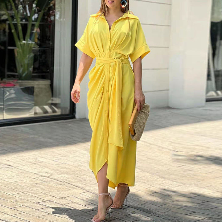 Ferne | Flounce Collar Dress